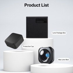 Aluminum alloy lens - 155 degree ultra wide lens - waterproof - for GoPro Hero 9 10 11 BlackLenses & filters