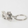 Silver motorcycle shape keychainKeyrings