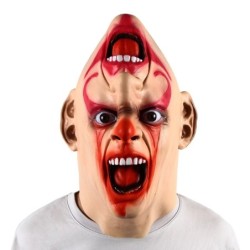 Halloween full face mask - upside down horror clownMasks
