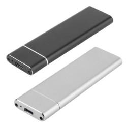 USB3.1 type-C - M.2 B Key - NGFF SATA SSD case - external disc enclosure - 10GbpsHDD case