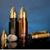 Insulated vacuum flask - drinking bottle - rocket / space shuttle - stainless steelThermos bottles