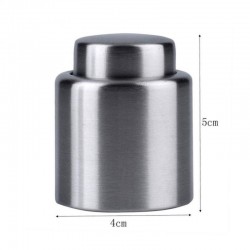 Wine / champagne / bottle closer - vacuum stopper - stainless steelBar supply