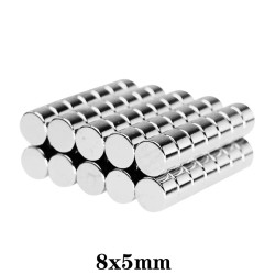 N35 - neodymium magnet - strong cylinder - 8mm * 5mmN35