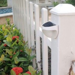 Solar powered garden wall light - waterproof - 6 LEDSolar lighting