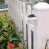 Solar powered garden wall light - waterproof - 6 LEDSolar lighting