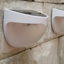 Solar powered garden wall light - waterproof - 6 LEDSolar lighting