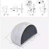 Solar powered garden wall light - waterproof - 6 LEDSolar lighting