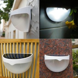 Solar powered garden wall light - waterproof - 6 LEDSolar lighting