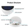 Solar powered garden wall light - waterproof - 6 LEDSolar lighting