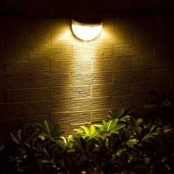 Solar powered garden wall light - waterproof - 6 LEDSolar lighting