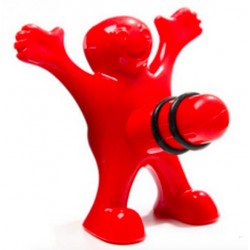 Bottle stopper - stopper - funny red manBar supply
