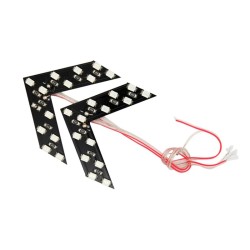 LED mirror turning signal lights - 14 LEDS - arrow shape - 2 piecesTurning lights
