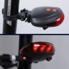 Bicycle laser light - rear LED lamp - waterproofLights