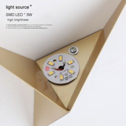 Modern LED wall lamp - triangle design - aluminum - 3W - 220VWall lights