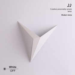 Modern LED wall lamp - triangle design - aluminum - 3W - 220VWall lights