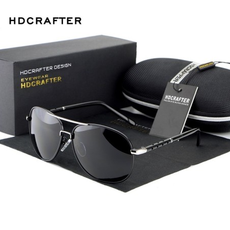 HDCRAFTER - Vintage oversized sunglasses - polarised - UV400Sunglasses