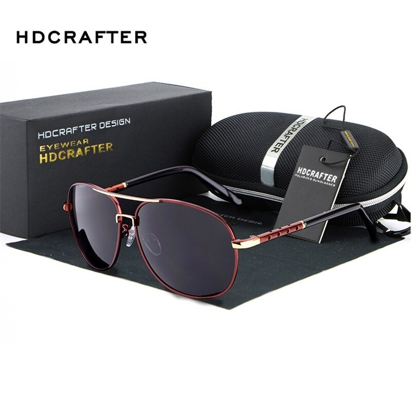 HDCRAFTER - Vintage oversized sunglasses - polarised - UV400Sunglasses