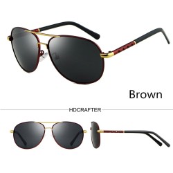 HDCRAFTER - Vintage oversized sunglasses - polarised - UV400Sunglasses