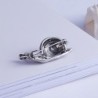 Blue crystal snail - broochBrooches