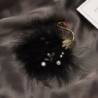 White / black peacock - brooch - feathers - pearlsBrooches