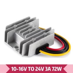 Power supply - boost converter - Voltage regulator - transformer - 10V-16V to 24VInverters