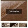 Elegant shoulder bag - leather - wideBags