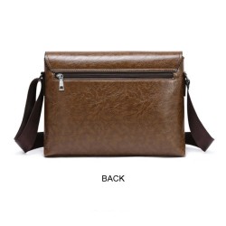 Elegant shoulder bag - leather - wideBags