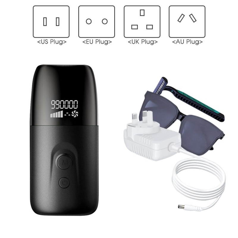 Laser epilator - permanent hair removal - IPL - 900000 - 5-gearHair removal