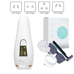 Laser epilator - permanent hair removal - 900,000 flashes - 5 levels - IPL - LCDHair removal