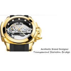 SWISH - luxurious automatic watch - tourbillon - skeleton design - luminousWatches