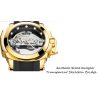 SWISH - luxurious automatic watch - tourbillon - skeleton design - luminousWatches