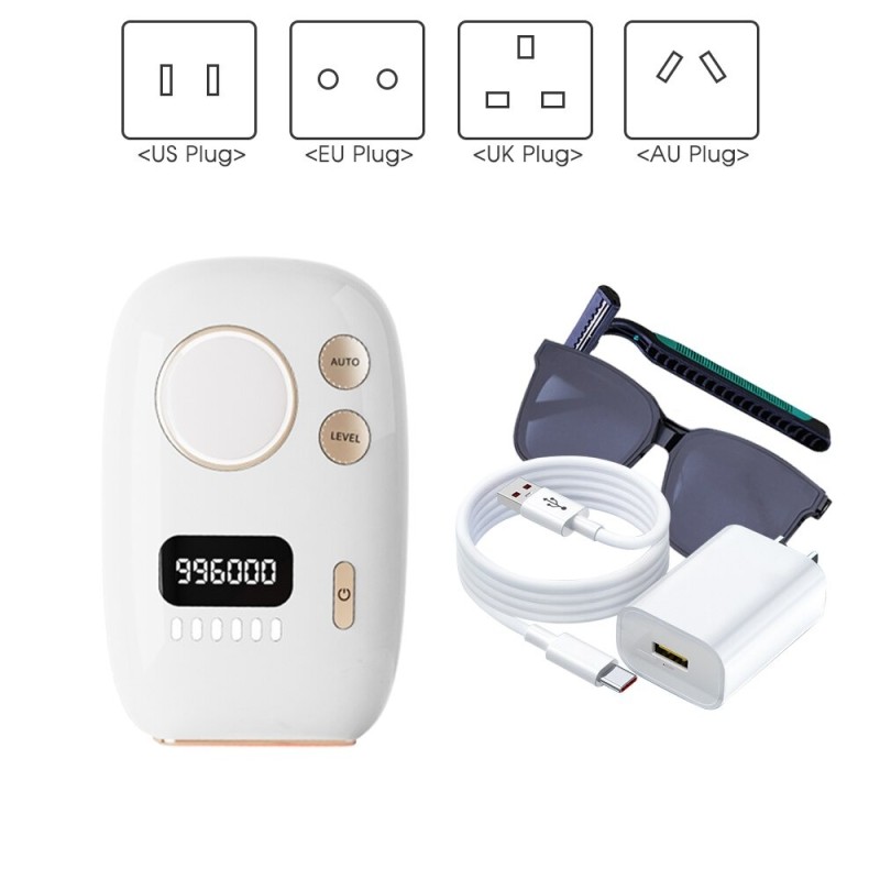 Laser hair removal - IPL epilator - 6-level - USB - 996.000 flashes - APP controlHair removal