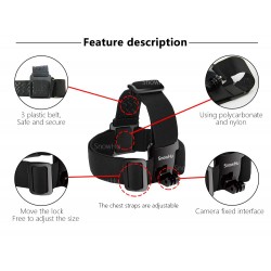 Adjustable head-strap - mount for GoPro CamerasMounts