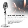 Vintage style microphone - dynamic vocal - with standMicrophones