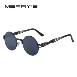 Metal retro round sunglasses - UV400 - unisexSunglasses