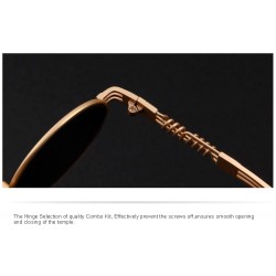 Metal retro round sunglasses - UV400 - unisexSunglasses