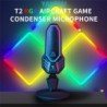 RGB gaming condenser microphone - cardioid - with stand - USBMicrophones