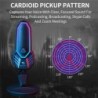 RGB gaming condenser microphone - cardioid - with stand - USBMicrophones