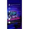 RGB gaming condenser microphone - cardioid - with stand - USBMicrophones