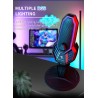 RGB gaming condenser microphone - cardioid - with stand - USBMicrophones