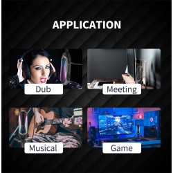 YANMAI T1 Mecha - condenser gaming microphone - cardioid - RGB - USBMicrophones