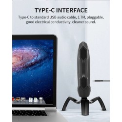YANMAI T1 Mecha - condenser gaming microphone - cardioid - RGB - USBMicrophones