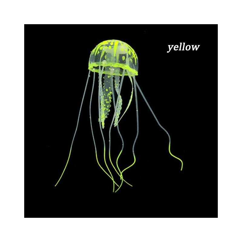 Silicone jellyfish - aquarium decorationDecorations