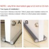 Under door guard - draft stopper - soundproof - door bottom sealing - stripFurniture