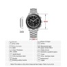PAGANI DESIGN - stainless steel Quartz watch - waterproof - silver / whiteWatches