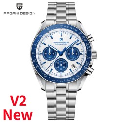 PAGANI DESIGN - stainless steel Quartz watch - waterproof - silver / whiteWatches