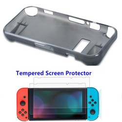 Protective cover case - with 2 screen protector - for Nintendo Switch Joycon ConsoleSwitch