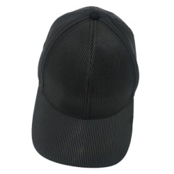 Baseball cap - fiber optic - 7 colors LED - USB - blackHats & Caps
