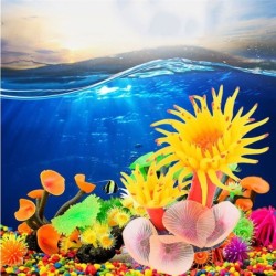 Silicone coral plant - aquarium decorationDecorations