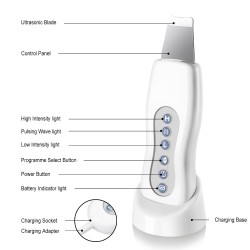 Ultrasonic face cleaner - massager - peeling - liftingSkin
